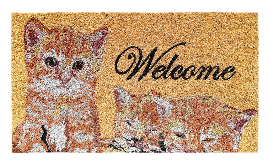 Image 83: Zerbino in cocco con retro antiscivolo