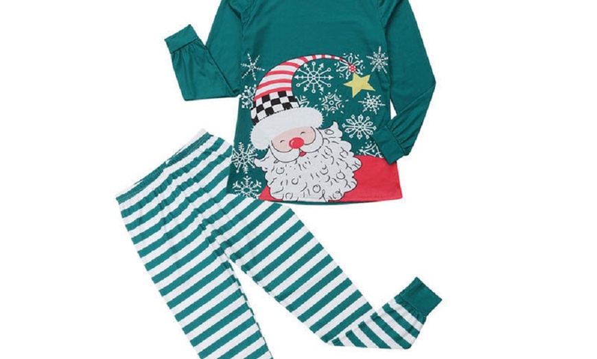 Image 10: Pijama a rayas de Santa Claus