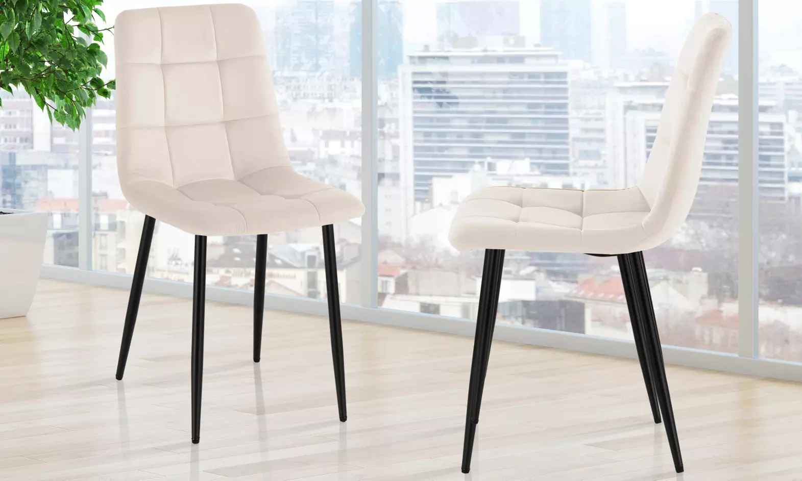 Lot de 4 chaises Corfu d'Oreste Luchetta