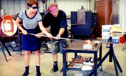 Glass-Studio Visit for Two, Four, or Family of Two Kids and Two Adults at Morean Arts Center (Up to 55% Off) - Primary Image