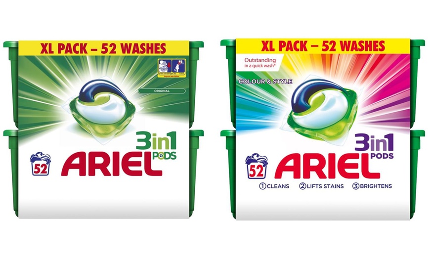 Image 1: 100 Ariel 3-in-1 Washing Pods
