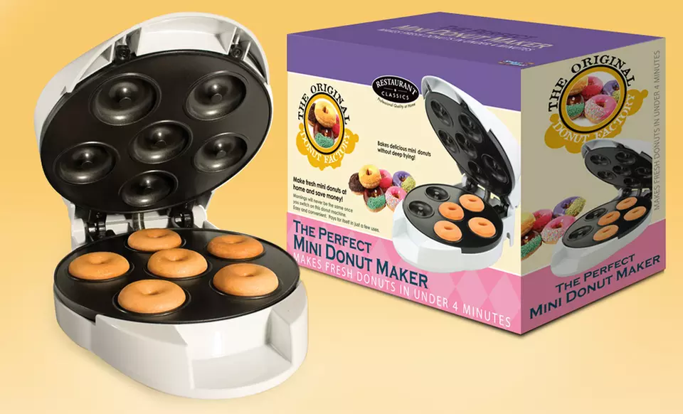 The Original Donut Factory Mini Donut Machine. Free Returns. - Primary Image