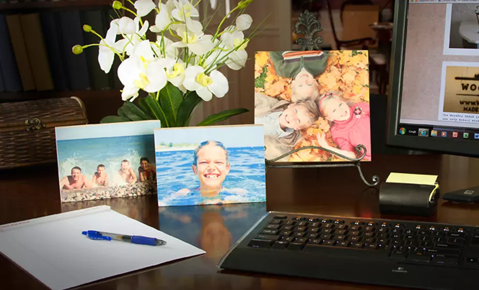 Customizable Wooden Photo Blocks from WoodPix (Up to 54% Off). Free Shipping. - Primary Image