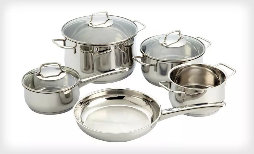 $79 for a WMF Collier Eight-Piece Cookware Set ($390 List Price). Free Shipping and Free Returns. - Primary Image