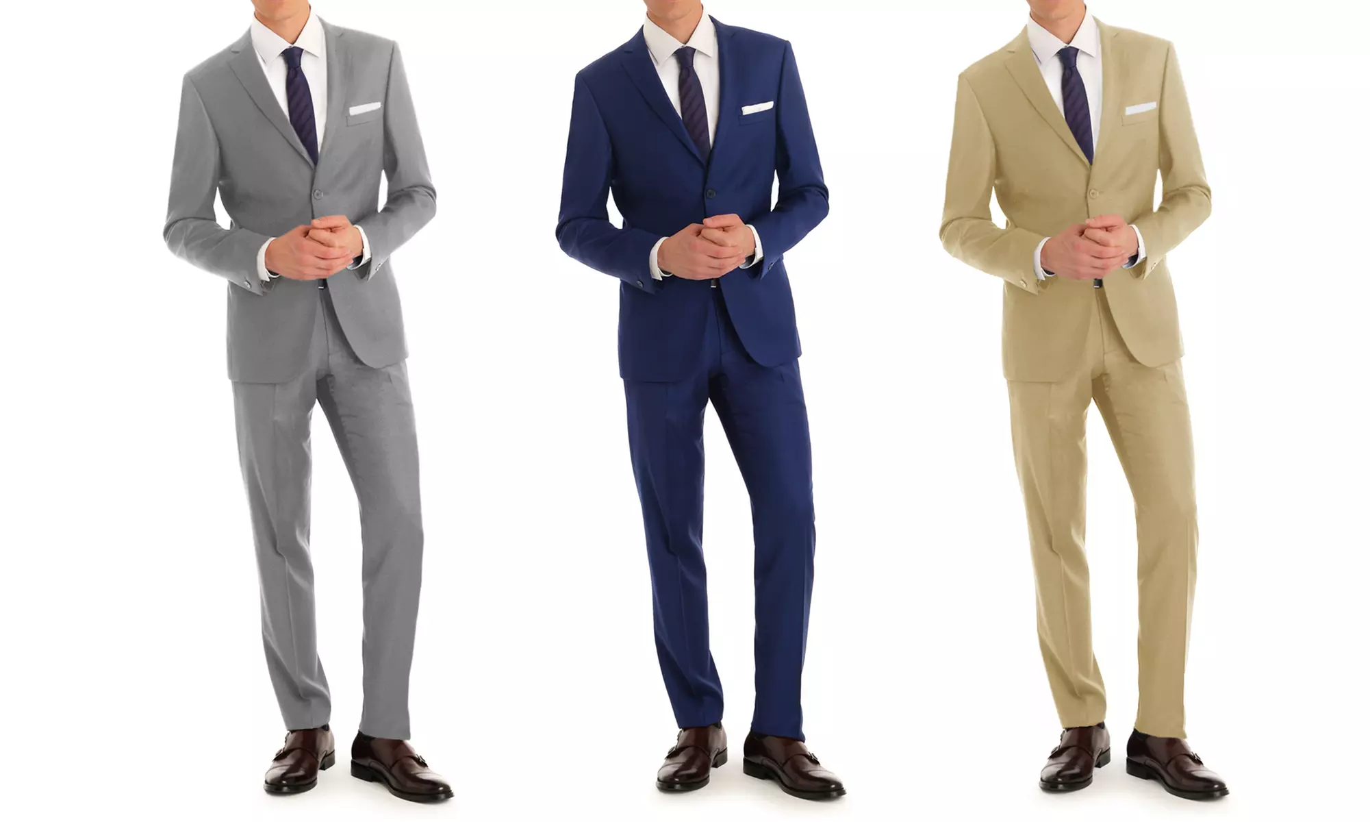 MDRN Uomo by Braveman Men's Slim Fit Two-Piece Suit - Primary Image