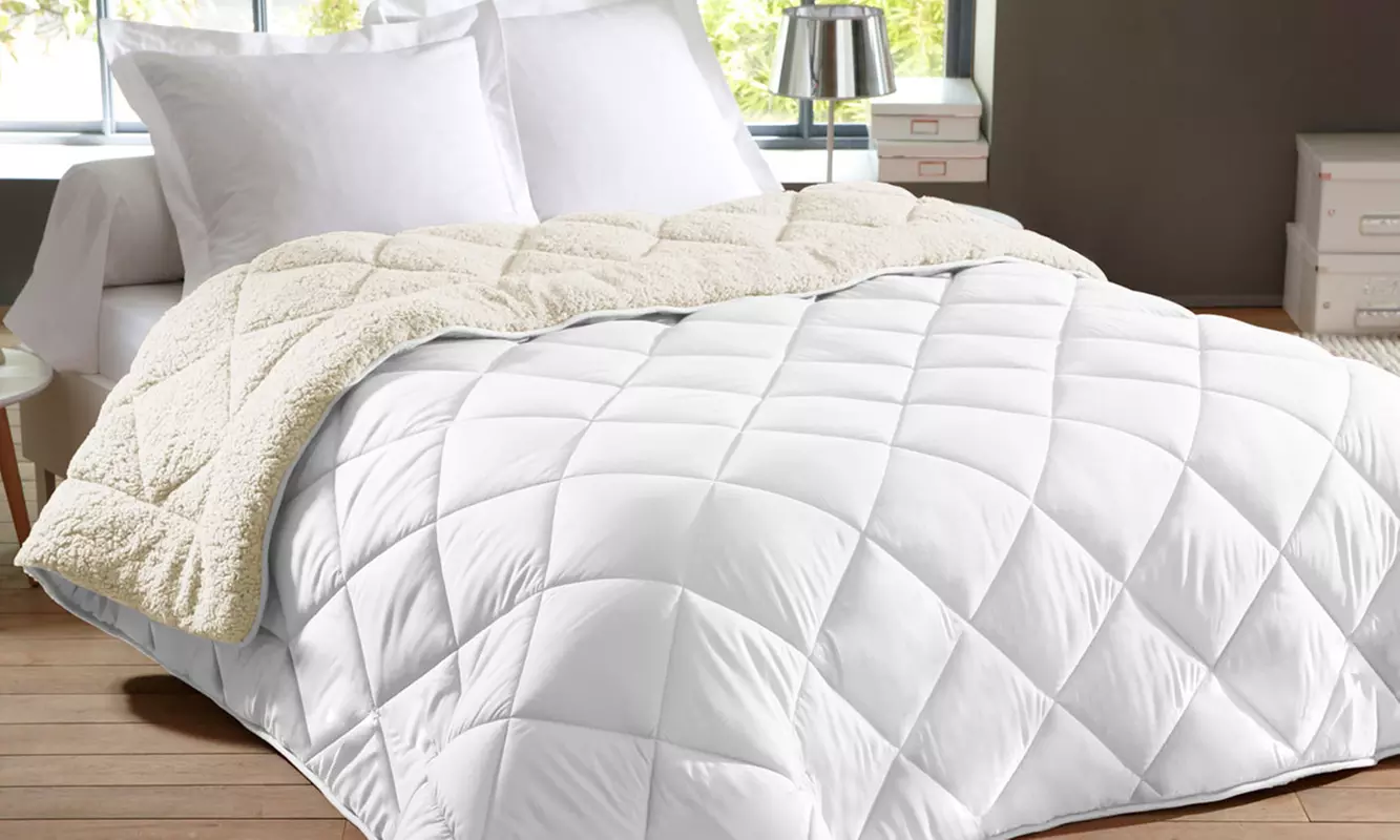 Couette "Sherpa" 2 en 1 réversible Sampur ; plusieurs tailles disponibles - Primary Image