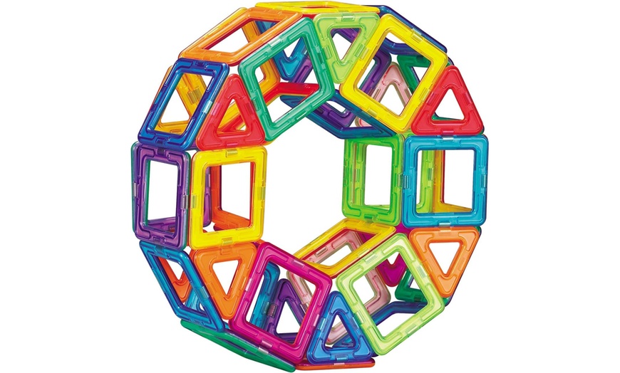 Image 4: Mag-Genius 38 Piece Rainbow Magnetic Construction Set