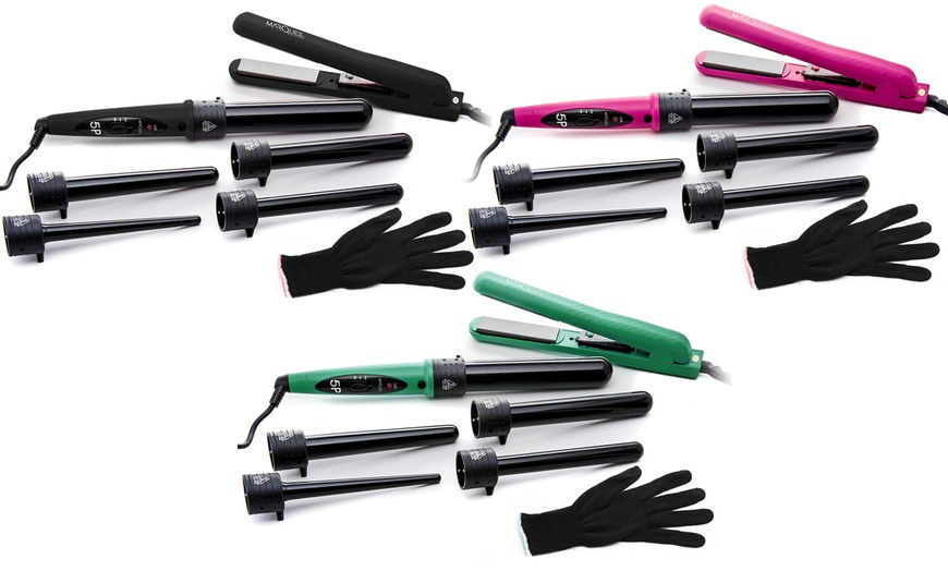 Marquee top curling wand