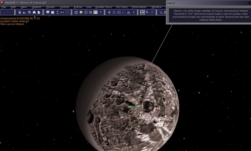 Image 4: Redshift 7 Astronomy Software