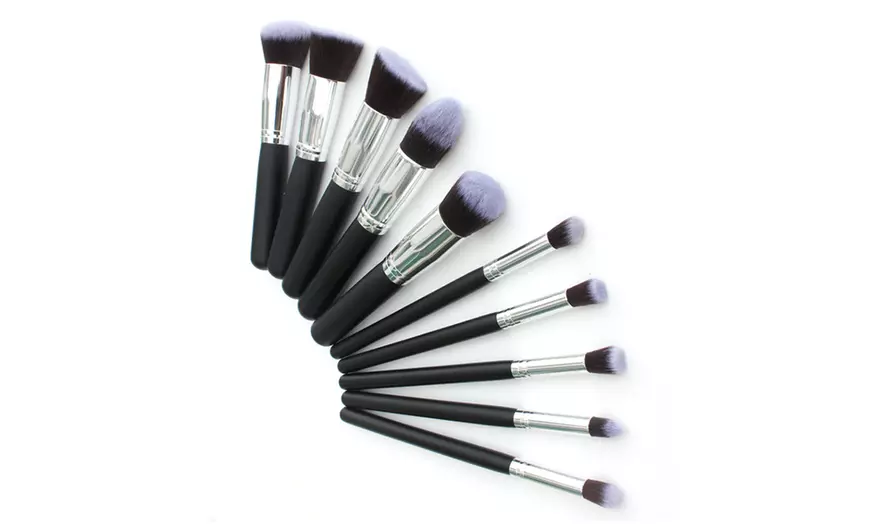 Image 3: Set de 10 pinceaux de maquillage