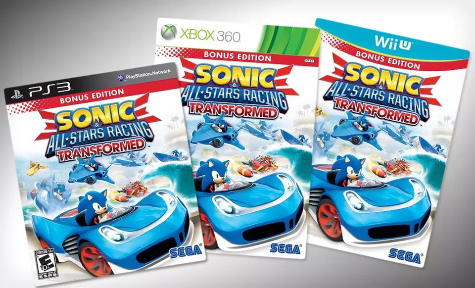 $28 for Sega "Sonic & All-Stars Racing Transformed" ($39.99 List Price). 3 Options Available. Free Shipping and Returns. - Primary Image