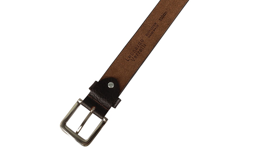 Image 21: Leonardo Verrelli leren riem