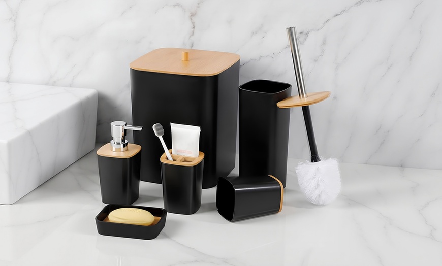 Image 2: 6-delige set badkameraccessoires