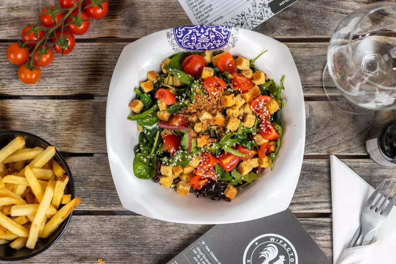 Any Burger or Wings with Any Side at Wings Factor Blanchardstown