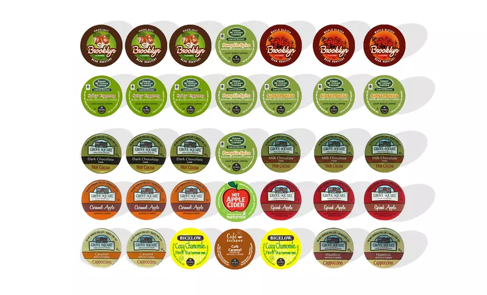 35-Count Winter Sampler of Single-Serve Drink Cartridges. Free Shipping. - Primary Image