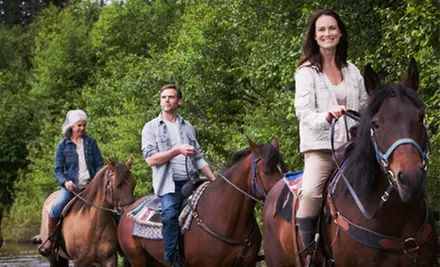 Two-Hour Guided Horseback Trail Ride for One or Two from The Red Buffalo Ranch (Up to 51% Off) - Primary Image
