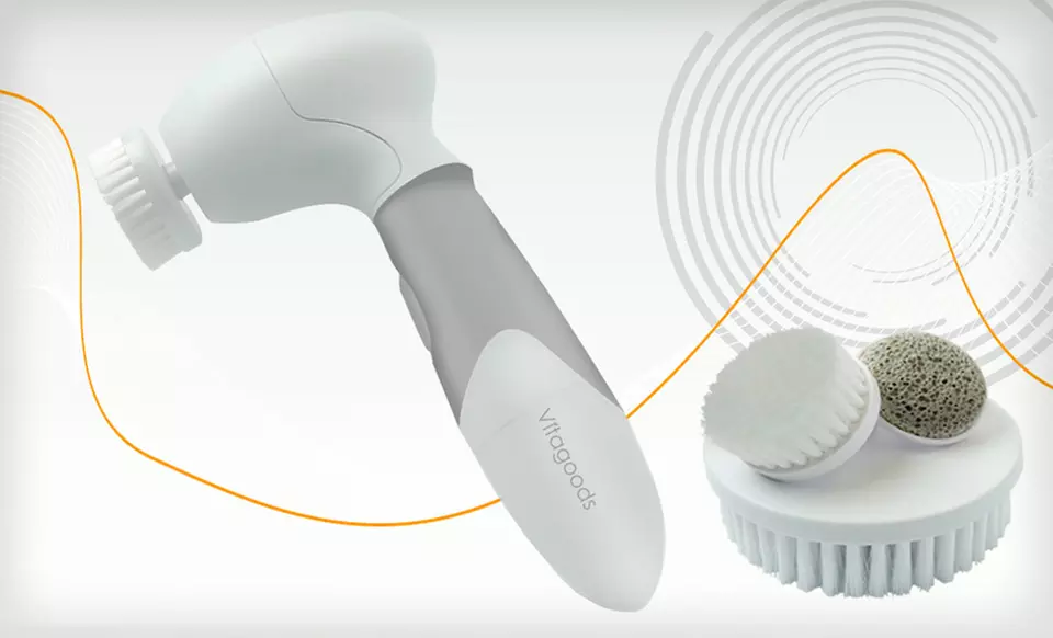 $29.99 for a VitaGoods Spin for Perfect Skin Brush System ($100 List Price). Free Shipping and Free Returns. - Primary Image