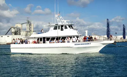 Half- or Full-Day Fishing Trip with a Restaurant Voucher from Obsession Charters (Up to 55% Off) - Primary Image