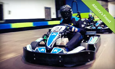 Go-Karts, Arcades, and Family Fun at Andretti Indoor Karting & Games (Up to 61% Off). Two Options Available. - Primary Image