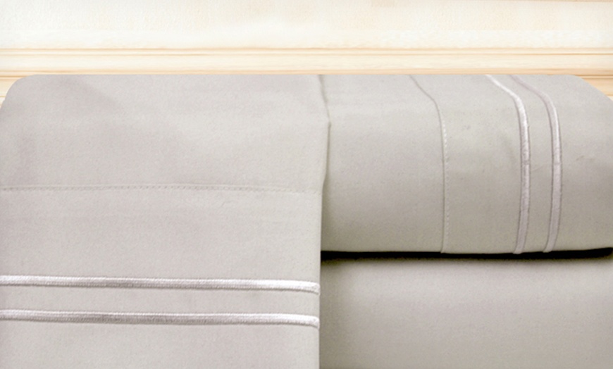 Bellissimo Striped Sheet Sets | Groupon Goods