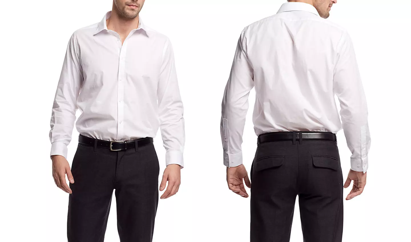 Beverly Hills Polo Club Men's Modern-Fit Dress Shirt | Brought to You by ideel - Second Medium
