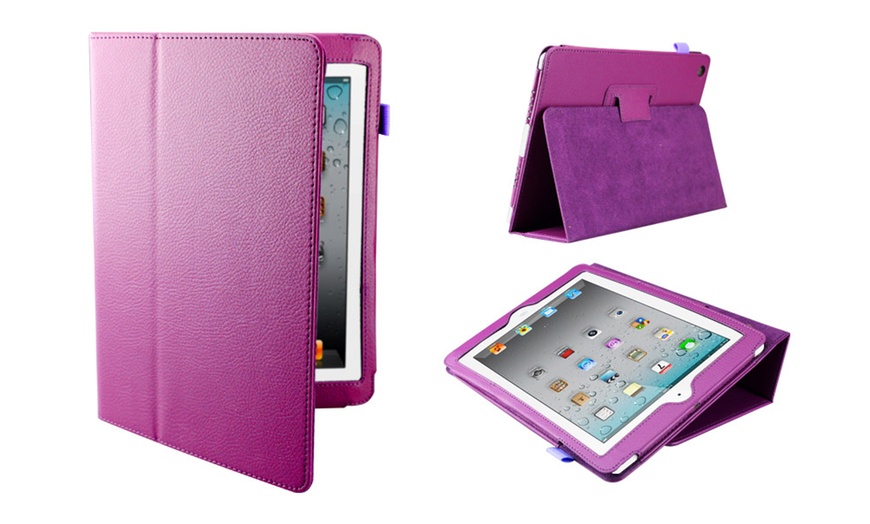 Image 2: Flip Stand Case For iPad