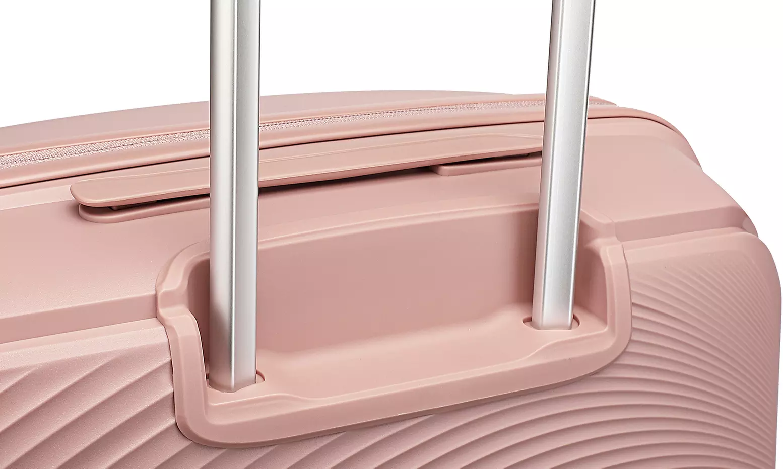 Maleta de ruedas rígida British Traveller con diseño ondulado