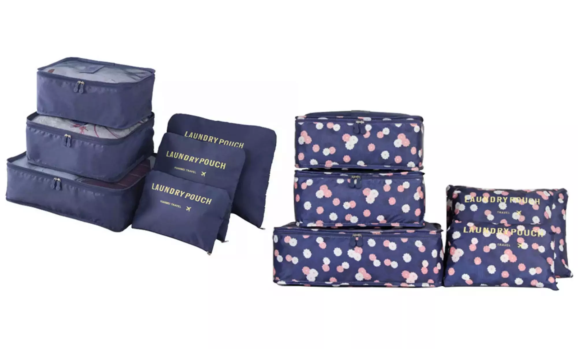 1x oder 2x 6er-Set Gepäck-Organizer