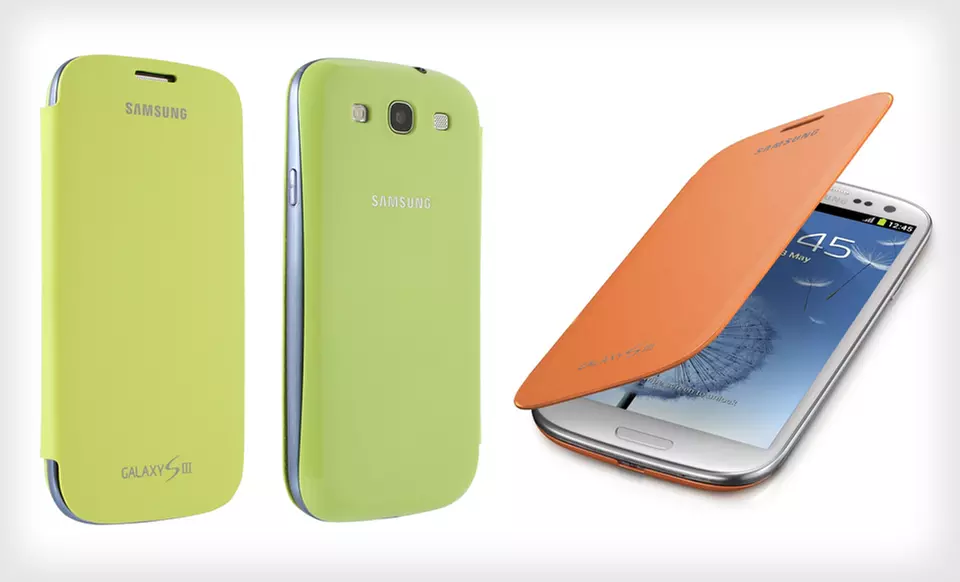 $9.99 for a Samsung Galaxy Note II Case or S III Flip Cover (Up to $39.99 List Price). 2 Colors Available. Free Returns. - Second Medium