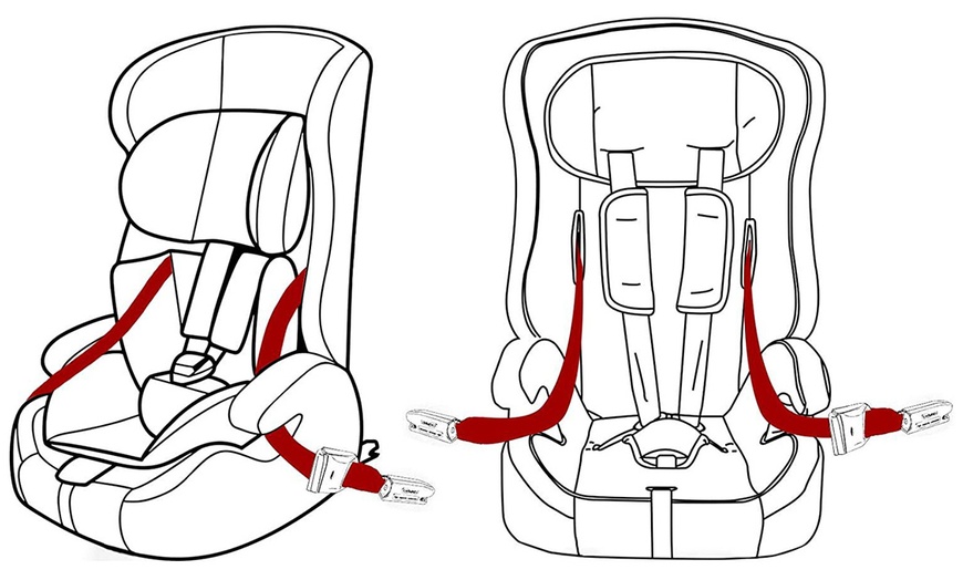 Image 8: Car Seat Belt Extender for Isofix Latch