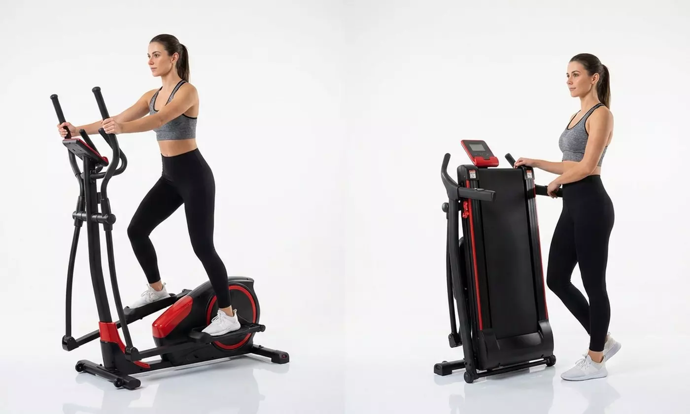 Banc de musculation pliable Synerfit multifonction avec écran LCD
