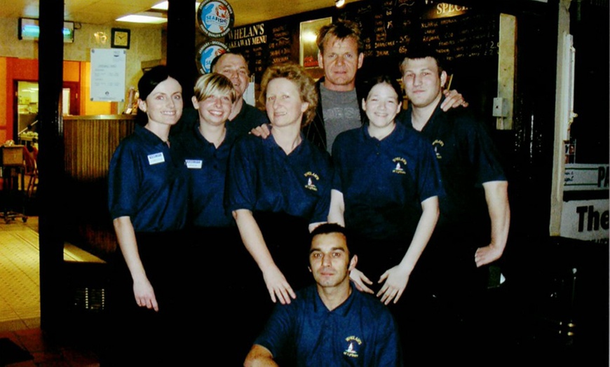 Image 8: Regular Haddock, Chips, and Mushy Peas, Curry or Gravy & Drink