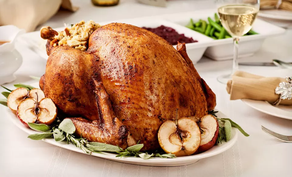 All-Natural Whole Turkey or a Standard, Premium, or Deluxe Thanksgiving Turkey Package (Up to 57% Off). Free Shipping. - Second Medium