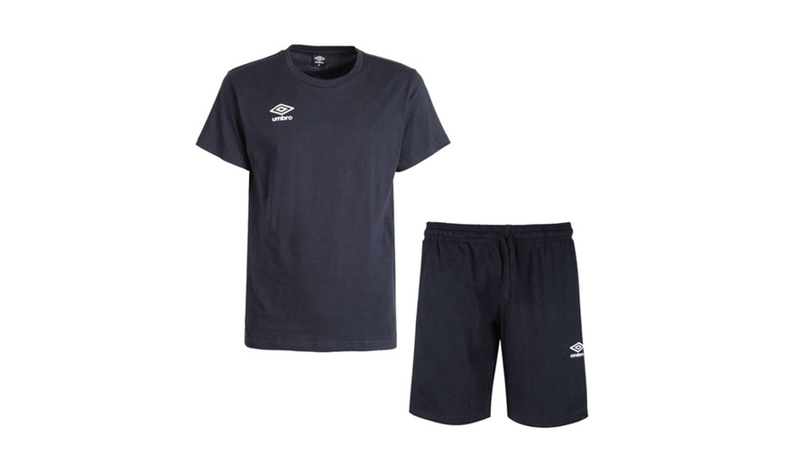 Image 3: Completo da uomo con maglietta e pantaloncini Umbro