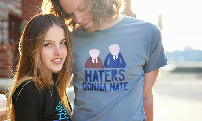 Humorous T-Shirts from BustedTees.com (Up to 52% Off). Two Options Available. - Primary Image
