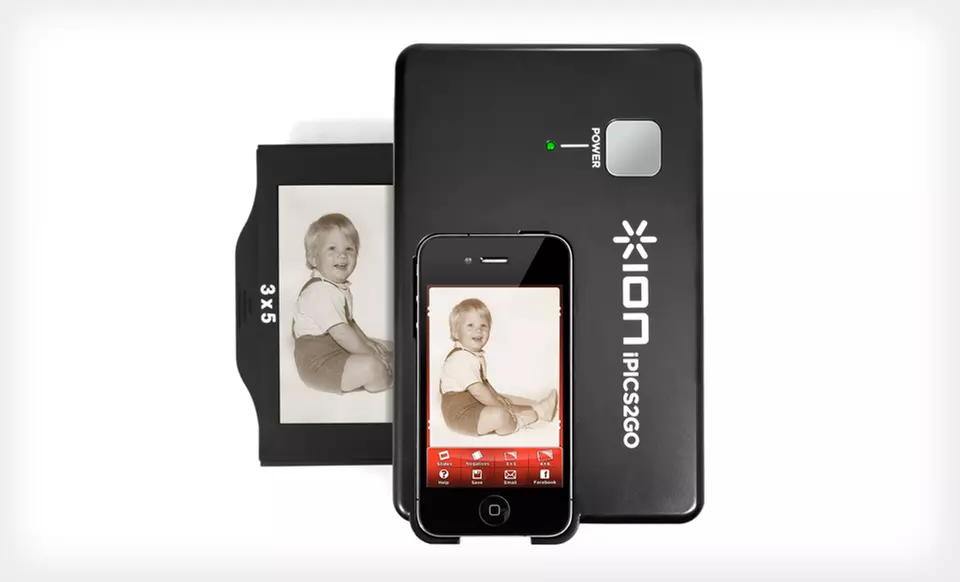 $16.99 for an Ion iPics2Go Photo & Negative Scanner for iPhone 4/4s ($59.99 List Price). Free Shipping and Returns. - Second Medium