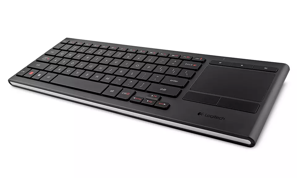 Logitech K830 Illuminated Wireless Keyboard and Touchpad (Refurbished) - Primary Image