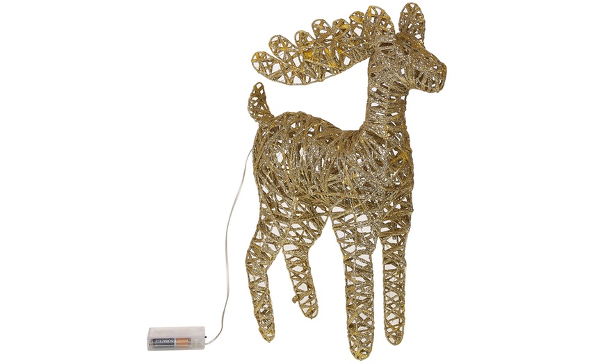 Image 12: LED Standing Christmas Reindeer