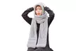 Écharpe, capuche et gants : 3 en 1 combinés - Second Medium