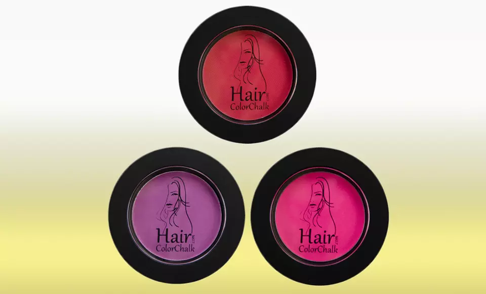 $11.99 for a Three-Pack of Hair Color Chalk ($48 List Price). Multiple Options Available. Free Returns. - Primary Image