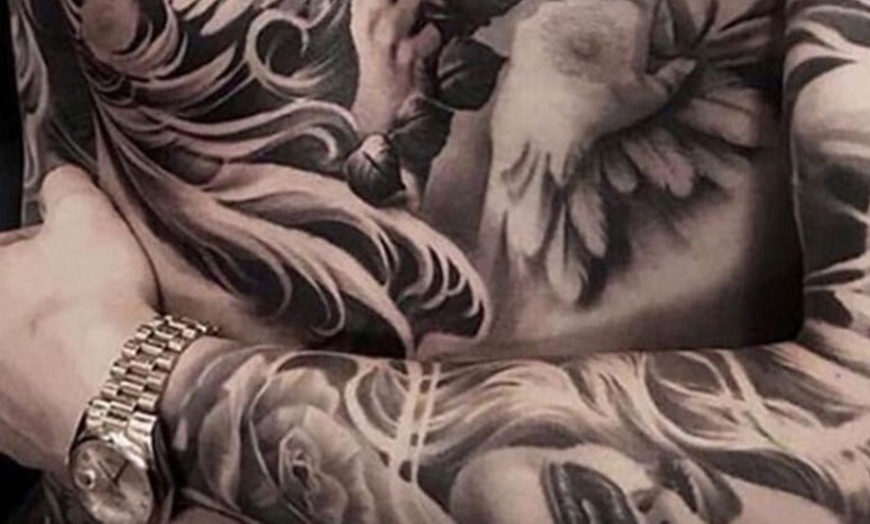 Image 2: Create Your Masterpiece: 60 Min, 4 or 8 Hrs Tattoo Time + Consultation