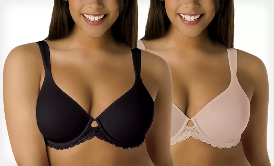 $24.99 for Two Playtex Secrets Underwire Bras in Black and Nude or White and Nude ($64 List Price). Free Shipping. - Second Medium