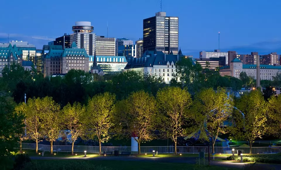 Stay with Dining Credit or Free Parking at Embassy Hotel & Suites Ottawa. Dates into October. - Primary Image