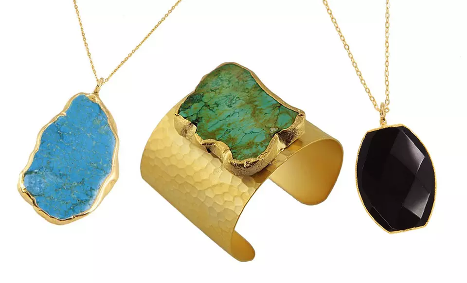 Charlene K Turquoise and Onyx Jewelry (Up to 57% Off). 8 Designs Available. Free Shipping and Returns. - Primary Image