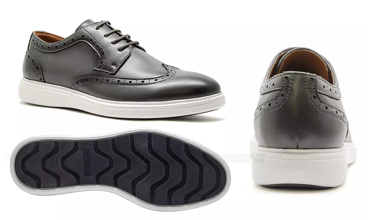 Oak & Rush Men's Casual Wingtip Comfort Shoes - Image 3