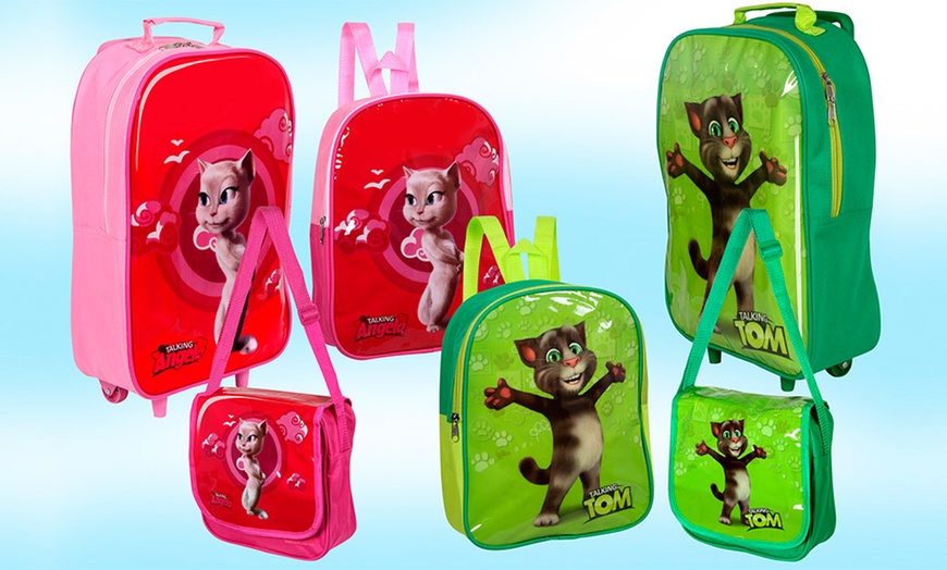 Image 1: Children's Character Luggage