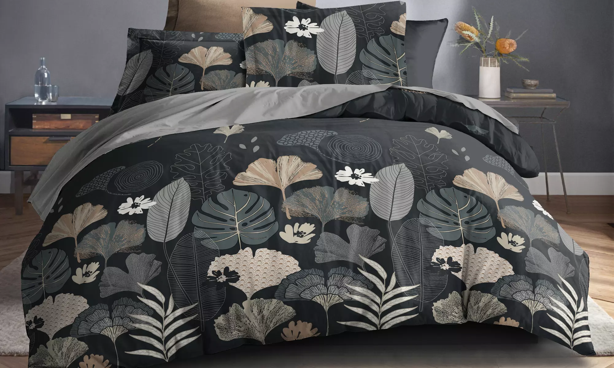 Parure de couette 3 pièces "Louna" d'Univers Décor