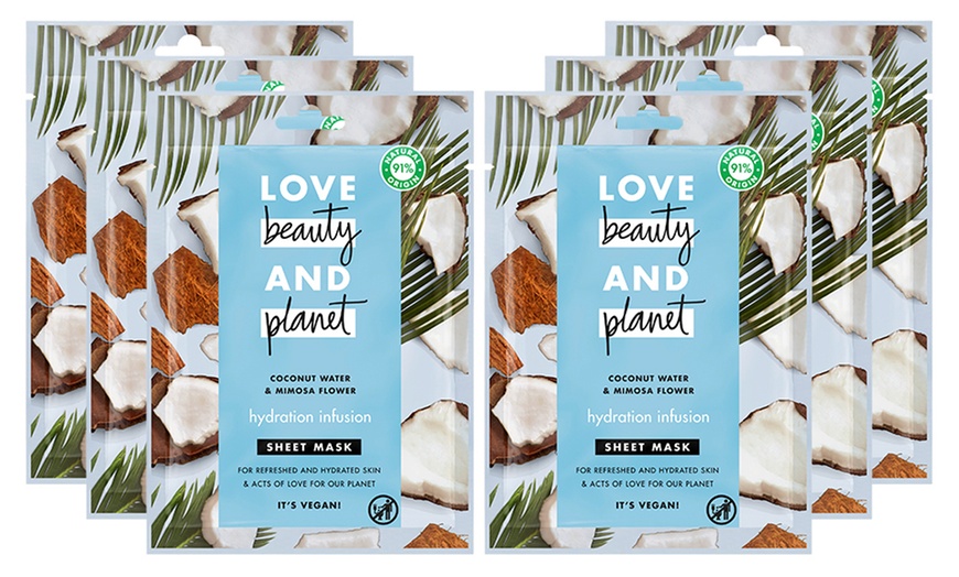 Image 7: Love Beauty and Planet Hydration Infusion Sheet Masks