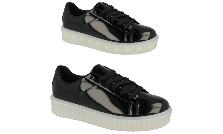 Image 2: Women's Trainers with LED Lights