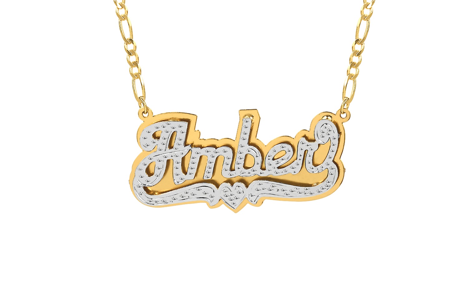 Up to 70% Off a Custom Nameplate Necklace from MonogramHub